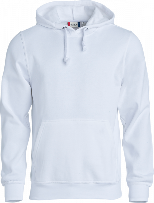 Clique - Basic Cotton Hoodie - Blanc