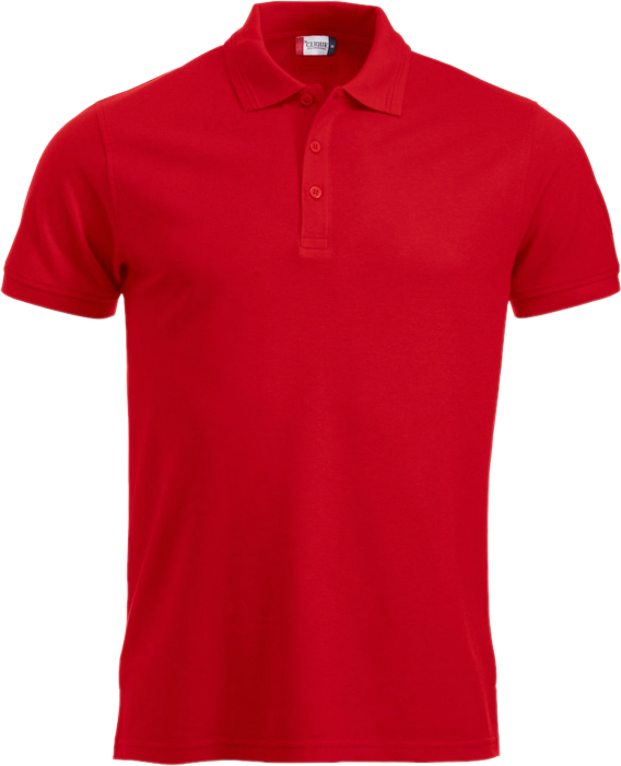 Clique - Manhatten Polo Tee Men - Czerwony