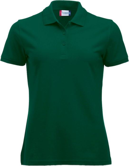 Clique - Manhatten Polo Tee Women - Grön