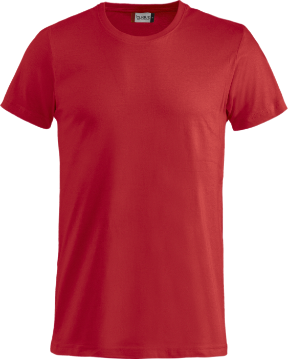 Clique - Basic Cotton T-Shirt - Rood