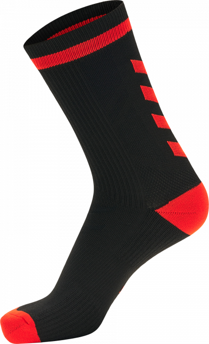 Hummel - Elite Indoor Sock Short - Nero & pink glo