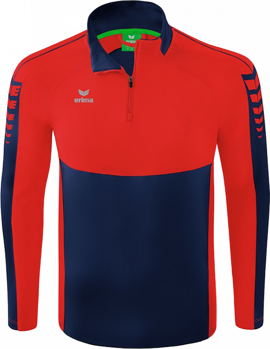 Erima - Six Wings Training Top - Marinho & ruby red