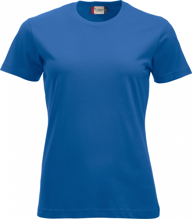 Clique - Classic Cotton Tee Women - Azul regio