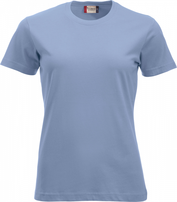 Clique - Classic Cotton Tee Women - Azul claro