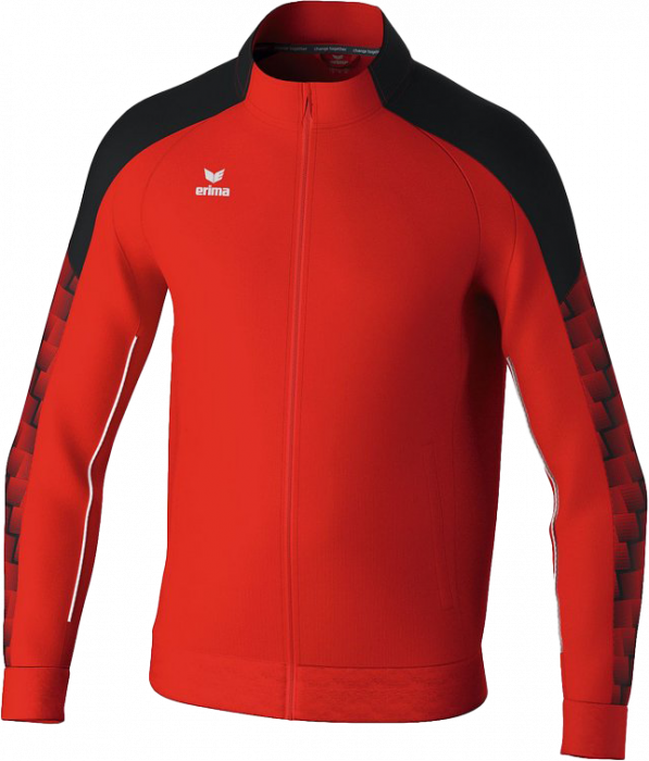 Erima - Evo Star Training Jacket Full Zip - Rosso & nero