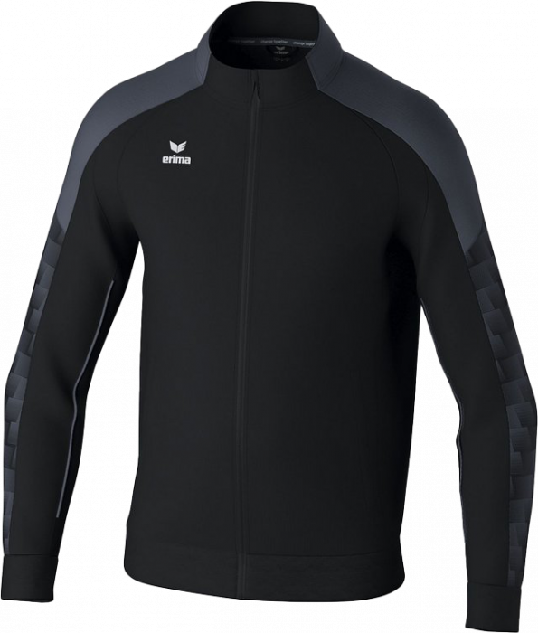 Erima - Evo Star Training Jacket Full Zip - Svart & slate grey