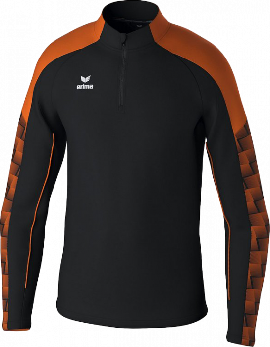 Erima - Evo Star Training Top Half Zip - Nero & orange