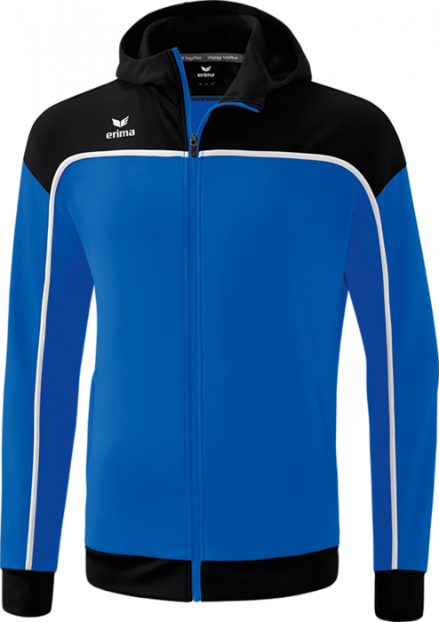 Erima - Change Training Jacket With Hood - New Royal & black