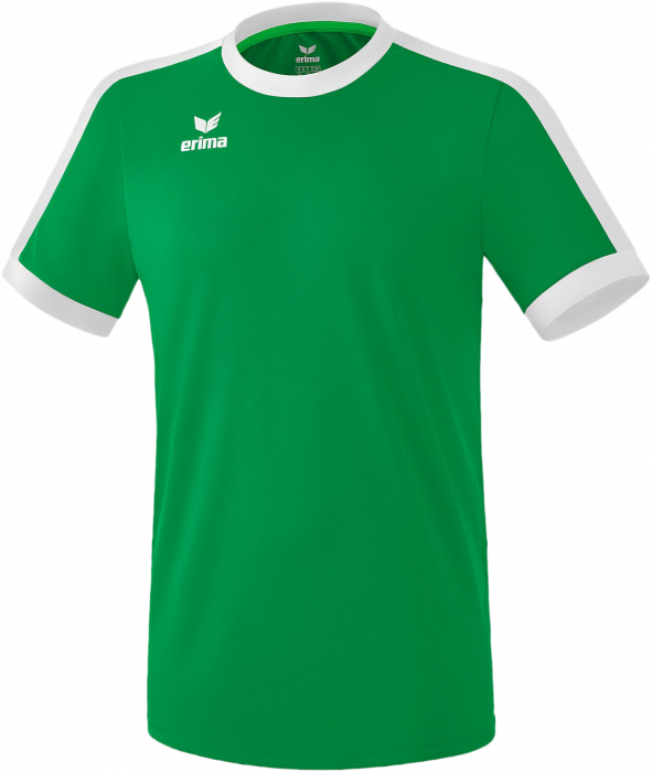 Erima - Retro Star Jersey - Emerald & weiß