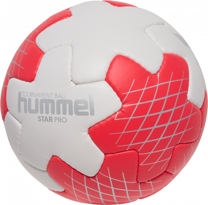 Hummel - Star Pro Håndbold - Str. 2 - Rød & sølv