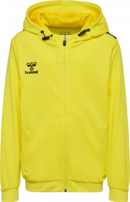 Hummel - Authentic Zip Hoodie Kids - Blazing Yellow