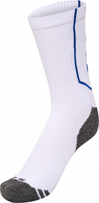Hummel - Pro Training Socks Low - Branco & true blue