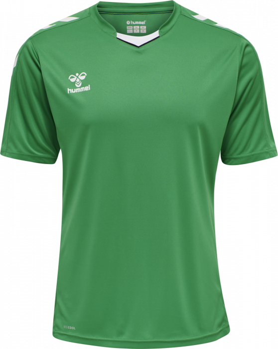 Hummel - Core Xk Poly Jersey Jr - Groen & wit