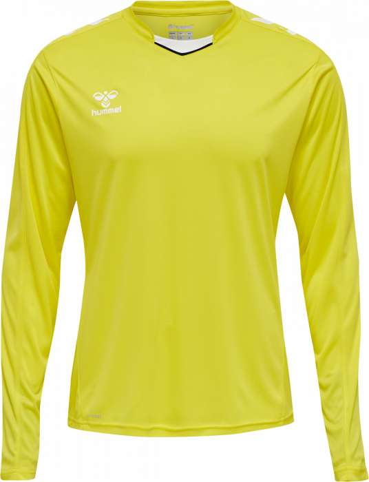 Hummel - Core Xk Poly Jersey Long - Blazing Yellow & white