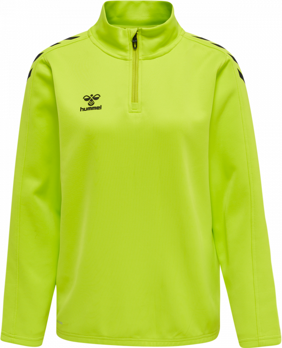 Hummel - Core Xk Half Zip Sweater Women - Lime & preto