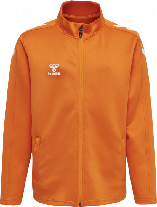 Hummel - Core Xk Poly Sweatshirt Jr - Orange & blanc