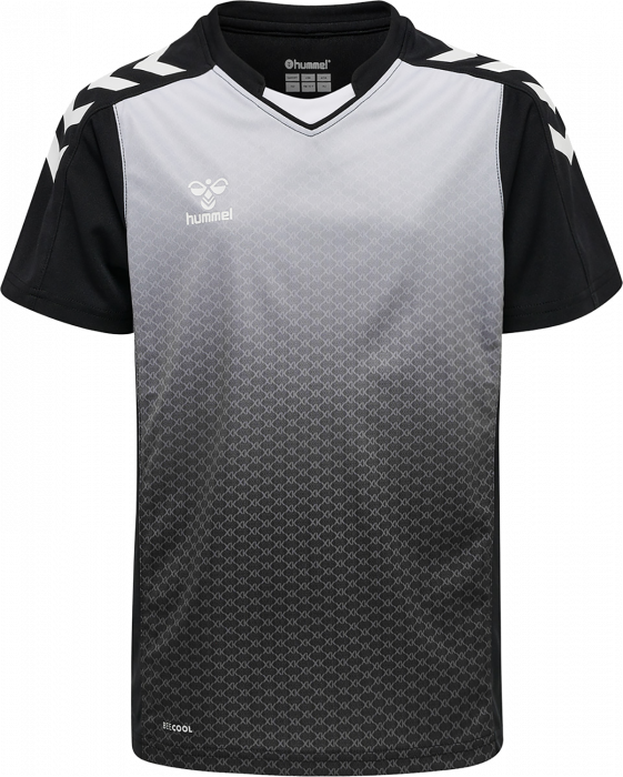 Hummel - Core Xk Sublimaiton Jersey Jr - Preto & branco