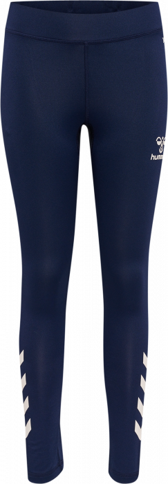 Hummel - Core Xk Tights Junior - Marine & vit