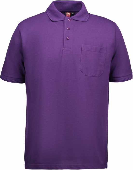 ID - Pro Wear Poloshirt Med Lomme - Szkarłat