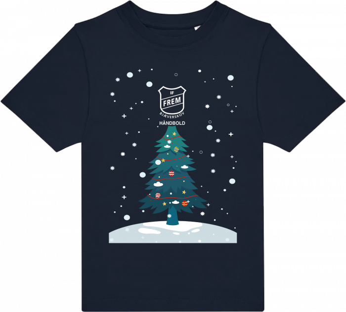 B&C - If Frem Bjæverskov Christmas T-Shirt Kids - Marine