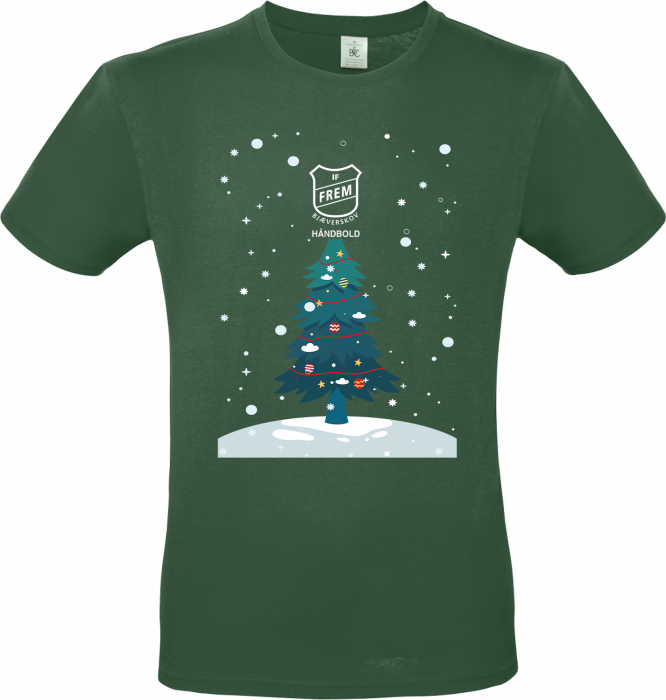 B&C - If Frem Bjæverskov Christmas T-Shirt Adults - Bottle Green