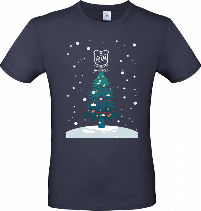 B&C - If Frem Bjæverskov Christmas T-Shirt Adults - Navy