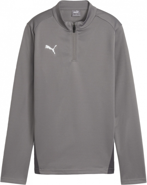 Puma - Teamgoal Træningstrøje Med Halv Lynlås Dame - Grey Heather