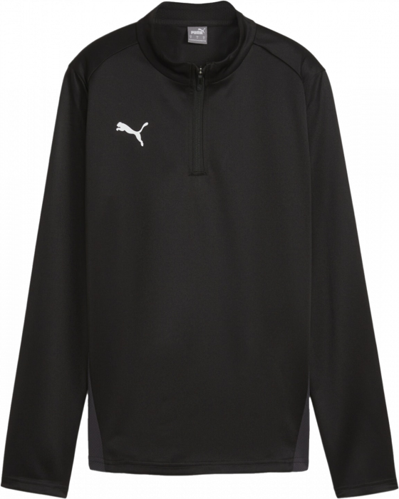 Puma - Team Goal Training Top With Half Zip Women - Noir