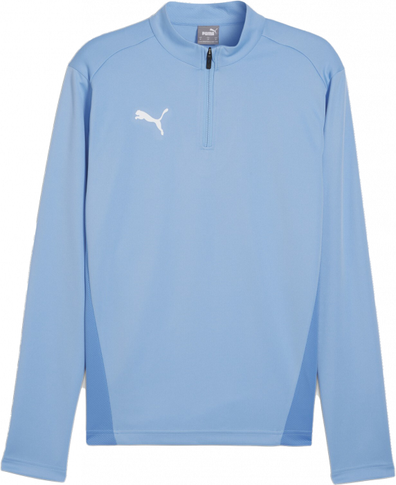 Puma - Team Goal Training Top With Half Zip Jr - Hellblau