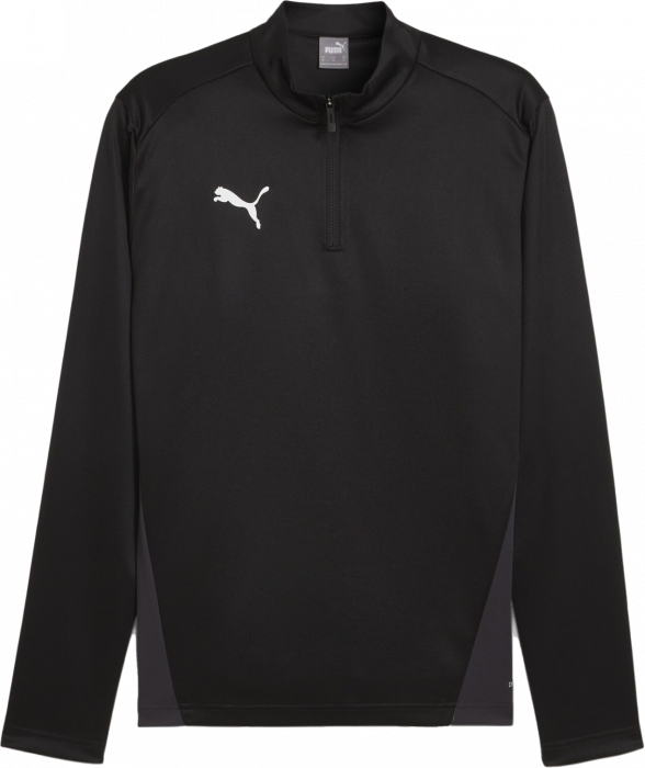 Puma - Team Goal Training Top With Half Zip Jr - Zwart