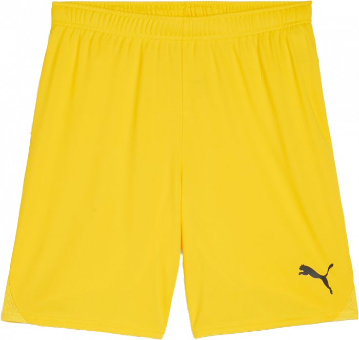 Puma - Teamgoal Shorts Jr - Amarillo & negro