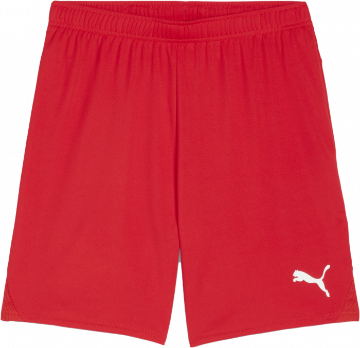 Puma - Teamgoal Shorts Børn - Rød & hvid