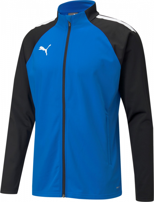 Puma - Teamliga Training Jacket Jr - Blauw & zwart