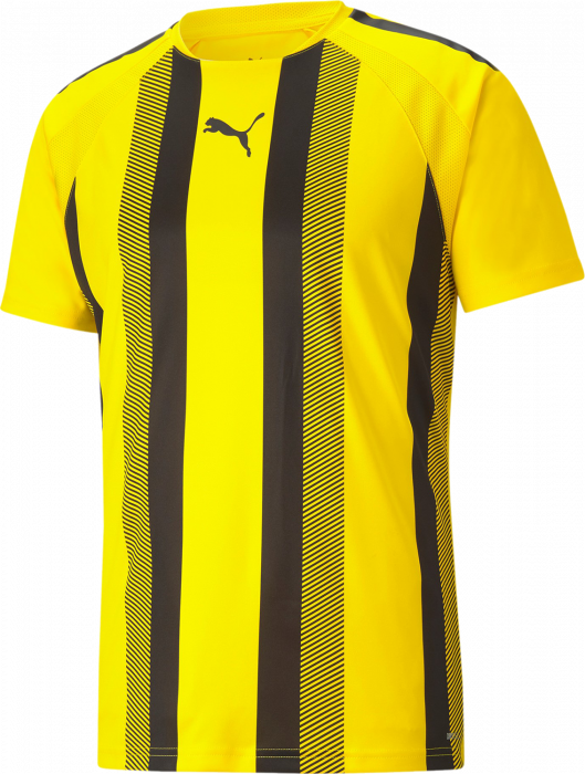 Puma - Teamliga Striped Jersey Jr - Geel & zwart