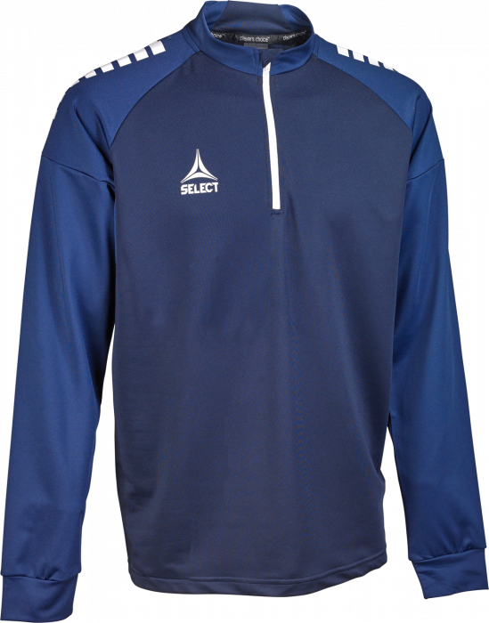 Select - Spain V25 Half-Zip Training Jacket - Navy blue & white