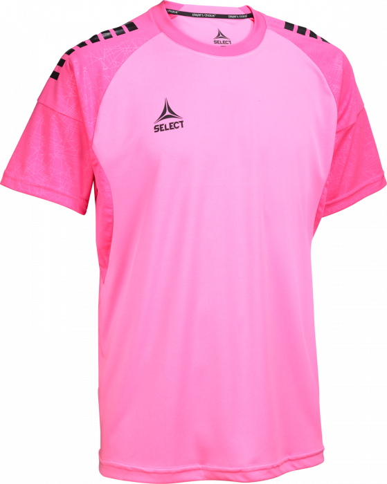 Select - Spain V25 Player Shirt S/s - Pink & schwarz