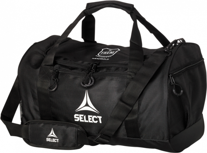 Select - Sportsbag Milano Round, 35 L - Zwart & wit
